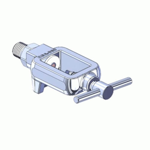 Superior MFY-960-4, Pin Indexed Yoke w/ T-Handle for CGA-960 Nitrogen