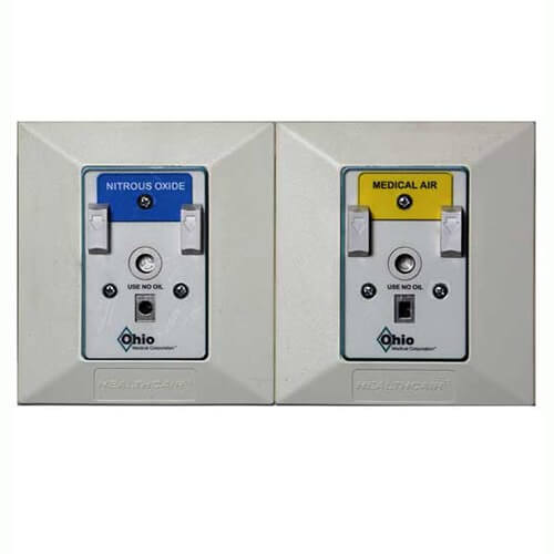 Ohio Medical Medical Gas Wall Outlets- Chemetron