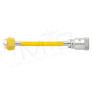 Medical Air Hose; Conductive (1/4"); DISS Female, Hand-tight Nut; Schrader Couple