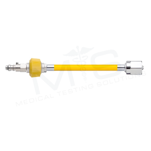 Medical Air Hose; Conductive (1/4"); Puritan Adaptor; DISS Female, Hex Nut
