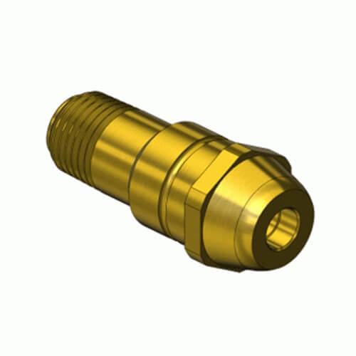 Superior NP-435, CGA-520 Nipple-Threaded Inlet