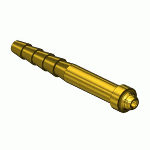Superior NP-66, Size "A" Inert Arc Barb Hose Nipple