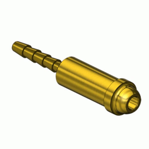 Superior NP-69, Size "B" Inert Arc Barb Hose Nipple