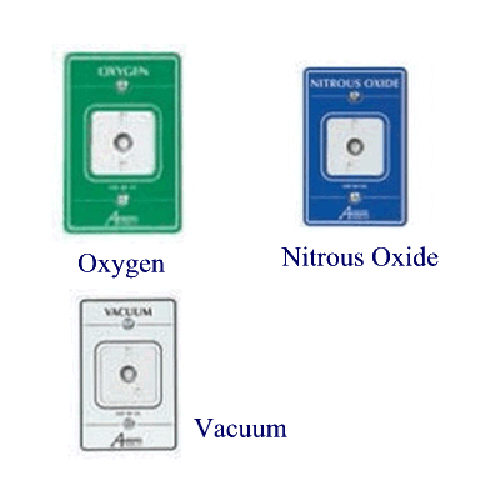 Belmed 6015-OH-VAC, Latch Plate Assemblies - Exposed Outlets, Ohio, Vacuum
