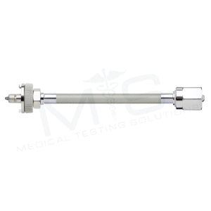 Carbon Dioxide Hose; Conductive (1/4"); Ohmeda Adaptor; DISS Female, Hex Nut