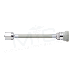 Carbon Dioxide Hose; Conductive (1/4"); DISS Female, Hex Nut; Ohmeda Coupler