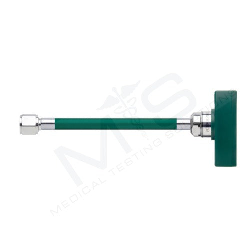 Oxygen Hose; Conductive (1/4"); DISS Female, Hex Nut; Chemetron Coupler