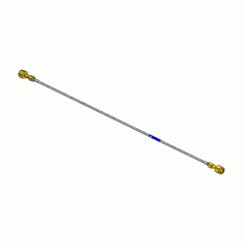 Superior PTF-346CV-346-36, CGA-346 Medical Air Manifold Replacement Pigtail w/ Brass Ends w/ Inlet Check Valve