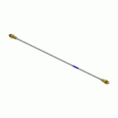 Superior PTF-580CV-580-36, CGA-580 Nitrogen Manifold Replacement Pigtail w/ Brass Ends w/ Inlet Check Valve