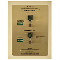 Powerex PX-SLP-2, Sleep Lab Remote Oxygen Control Panel