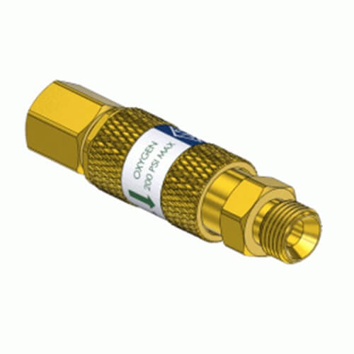 Superior QCR-222, Individual Oxygen Connector, Regulator Style