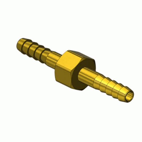 Superior S-233, Hose Splicer w/ Barb Hexagon Center Strop