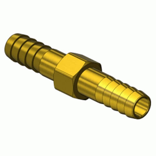 Superior S-255, Hose Splicer w/ Barb Hexagon Center Strop