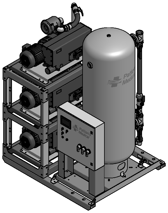 Amico 20 HP Triplex Lubricated Rotary Single Point Connection v-rvl-t-200p-ss-n-200-ms