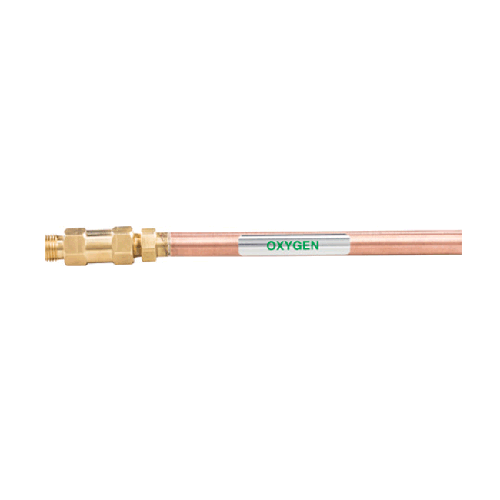 Belmed V100, Flushmount Flowmeter Parts, O2 Riser with Check Valve