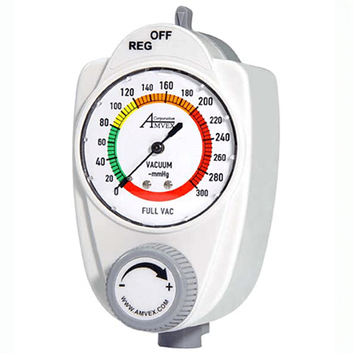 Vacuum Regulator, Amvex, 2 Mode Continuous, Adult, Analog