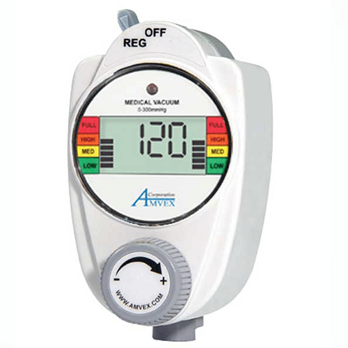 Vacuum Regulator, Amvex, 2 Mode Continuous, Adult, Digital