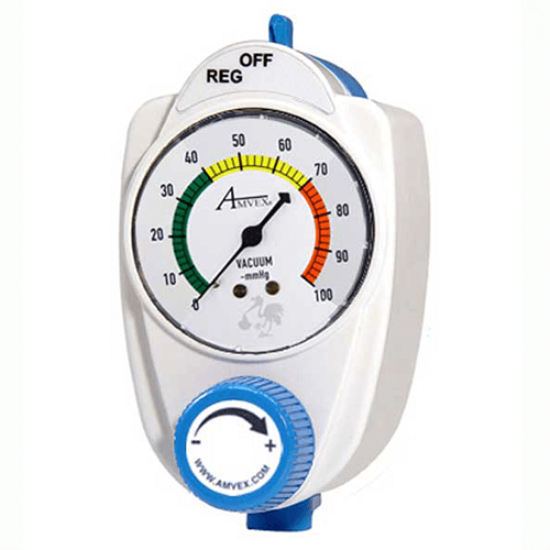 Vacuum Regulator, Amvex, 2 Mode Low Continuous, Neonatal, Analog