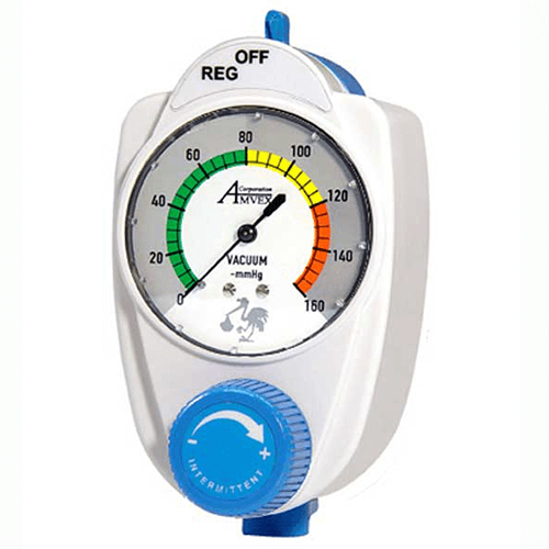 Vacuum Regulator, Amvex, 2 Mode Low Continuous, Pediatric, Analog