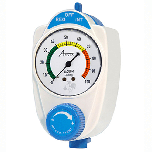 Vacuum Regulator, Amvex, Intermittent/Continuous, Neonatal, Analog