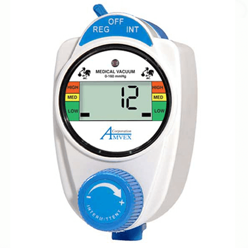 Vacuum Regulator, Amvex, Intermittent/Continuous, Pediatric, Digital