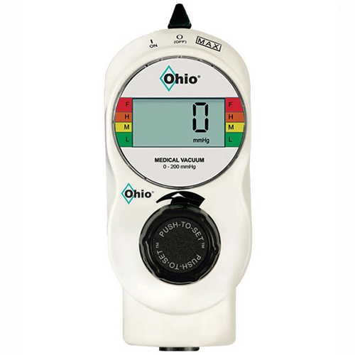 Vacuum Regulator, Ohio Medical Push-To-Set?, 3 Mode Continuous, Adult, Digital