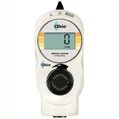 Vacuum Regulator, Ohio Medical Push-To-Set?, 3 Mode High Continuous, Adult, Digital