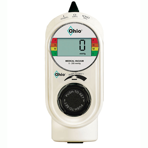 Vacuum Regulator, Ohio Medical Push-To-Set?, Intermittent/Continuous, Adult, Digital