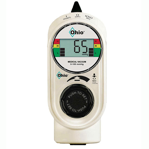 Vacuum Regulator, Ohio Medical Push-To-Set?, Intermittent/Continuous, Neonatal, Digital