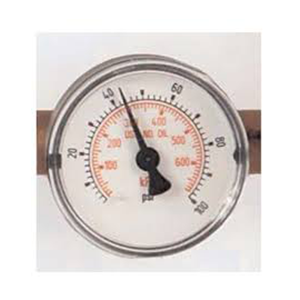 Ohio Medical 223018 - 2" Gauge - O2, N2O, Air, CO2 (0-100 PSIG)