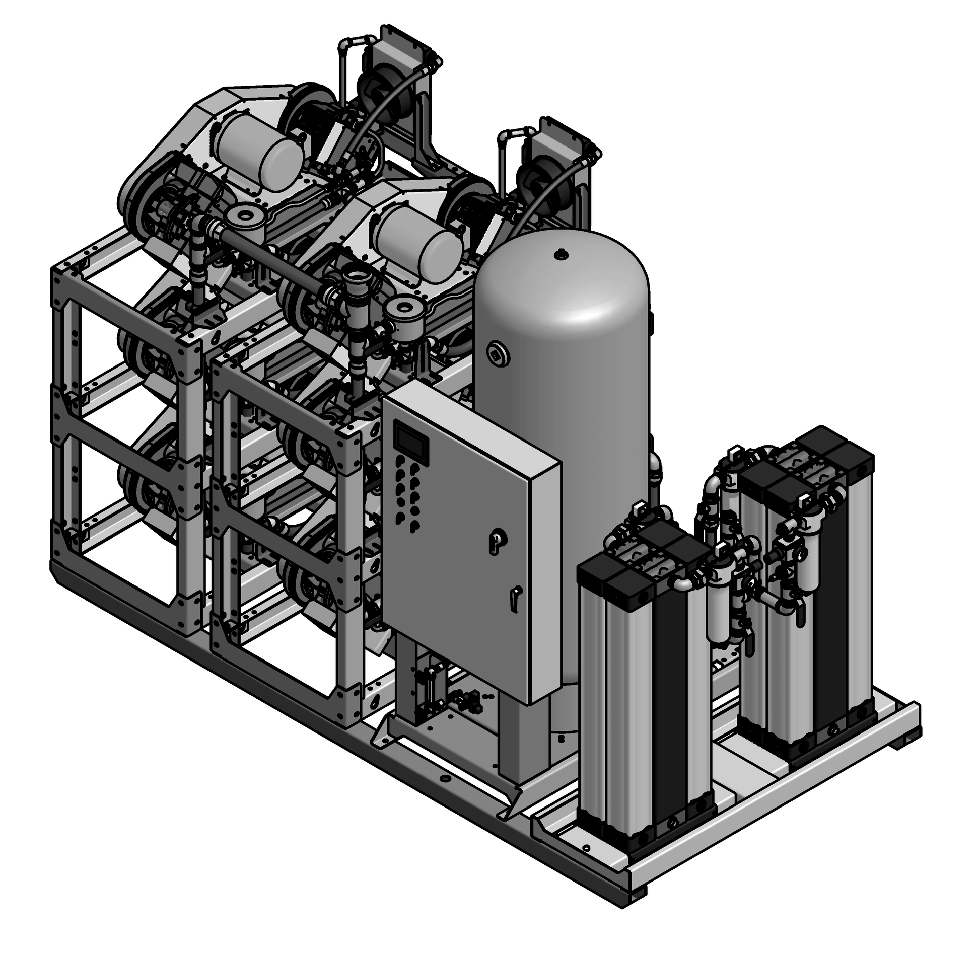 Amico 20 HP Hexaplex Scroll Single Point Connection