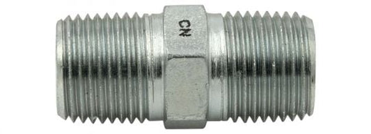 1/4-in x 1/4-in Threaded Male Adapter Nipple Fitting