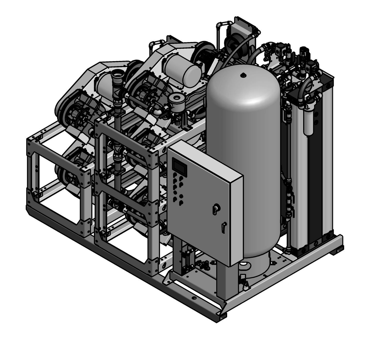 Amico 15 HP Pentaplex Scroll Single Point Connection