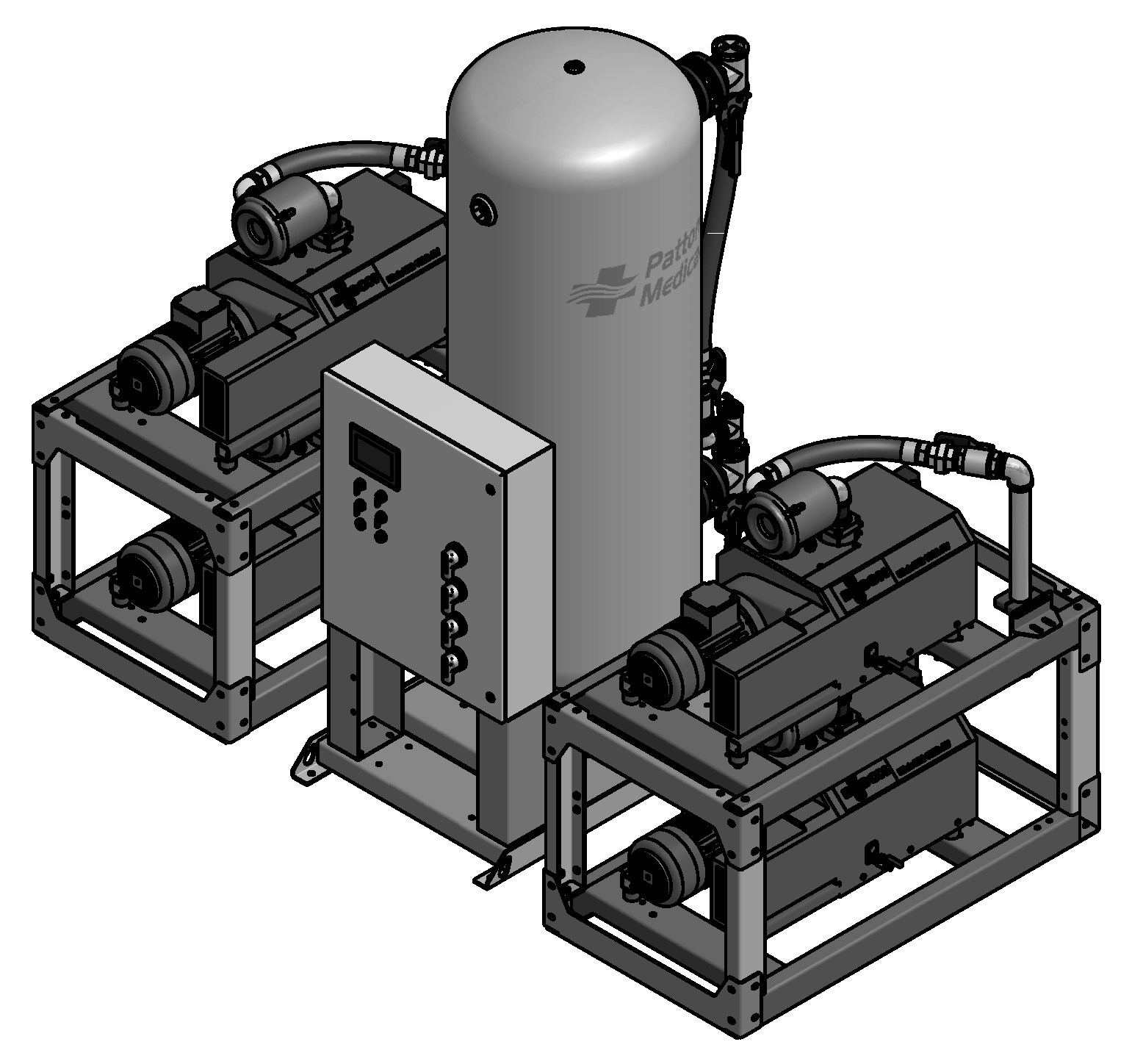 Amico 10 HP Quad Claw Modular v-ccd-q-200p-ss-n-100-ms