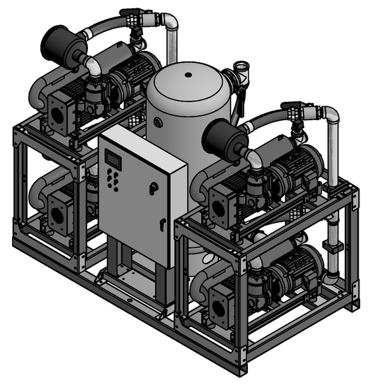 Amico 8.7 HP Quad Claw Single Point Connection