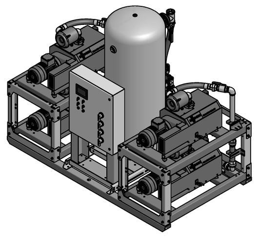 Amico 8.7 HP Quad Claw Single Point Connection