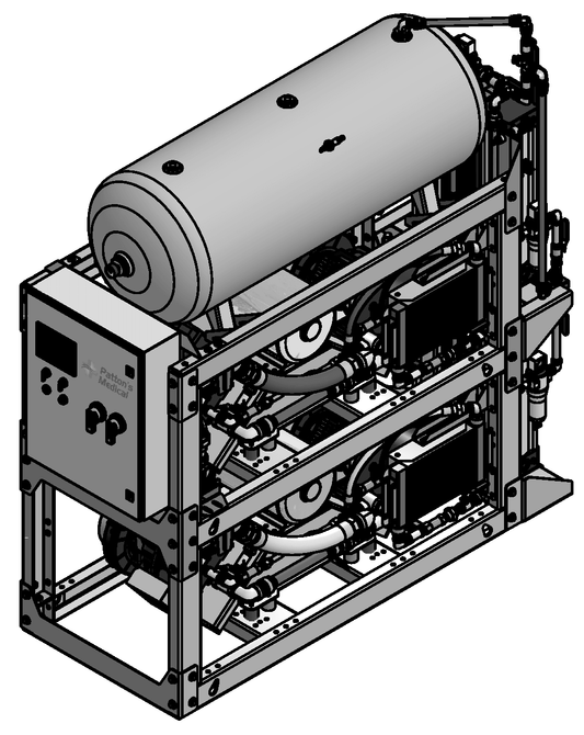 Amico 15 HP Duplex Scroll Space Saver a-scd-d-200p-ss-n-150-ts