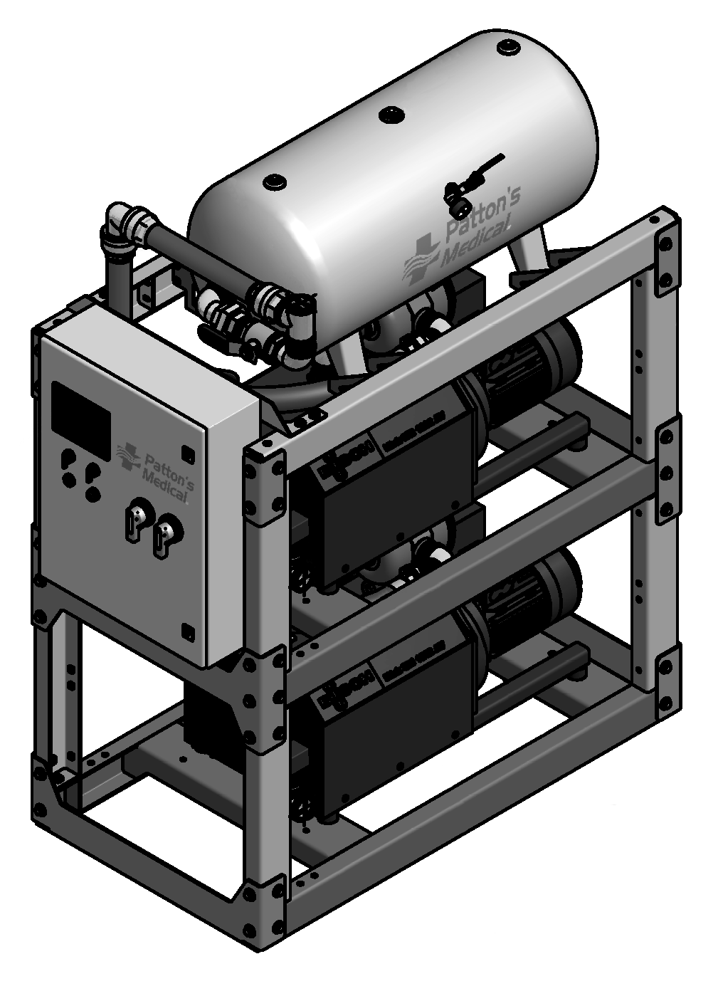 Amico 4 HP Duplex Claw Space Saver v-ccd-d-200p-ss-n-040-ms