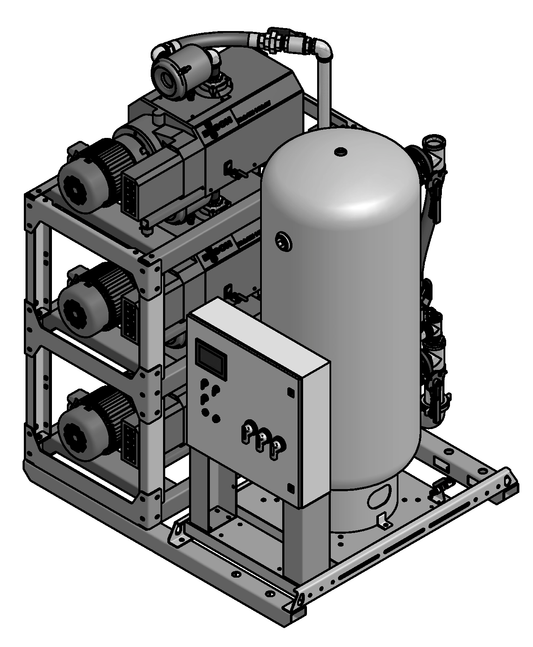 Amico 6 HP Triplex Claw Single Point Connection